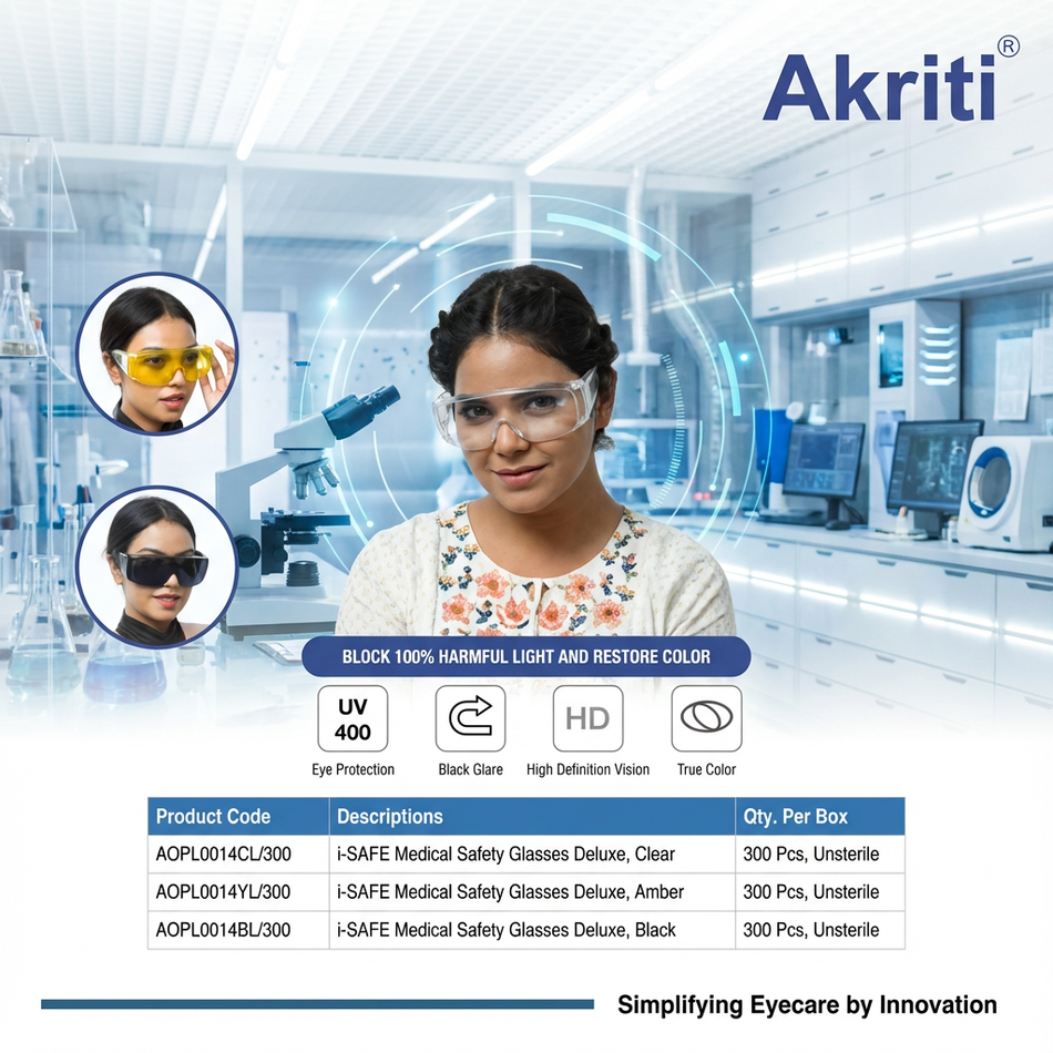 i-SAFE Medical Safety Glasses Pk/300