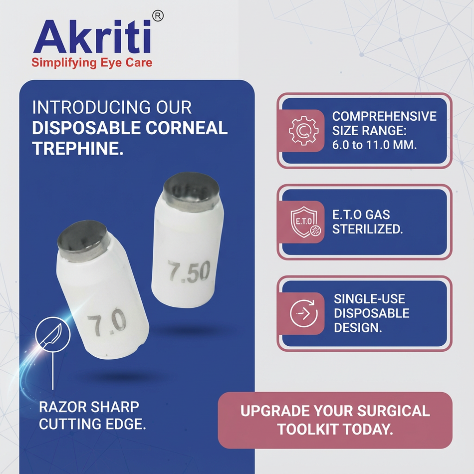 Disposable Corneal Trephine 7.0mm Sterile