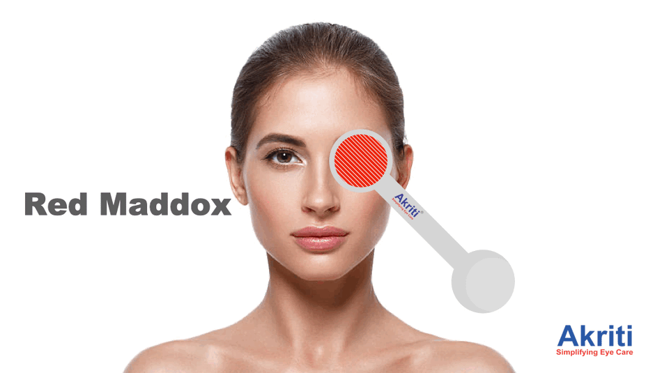 Combo Occluder with Maddox Rod Red